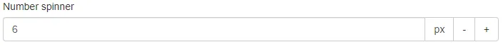 NumberSpinner